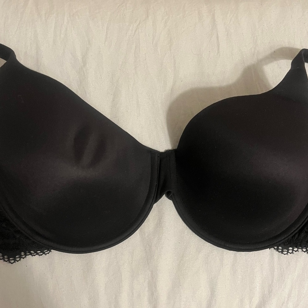 Soma Black Lace Trim Bra